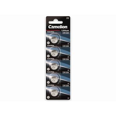 Camelion CR1220 CR1220 Knoopcel Lithium 3 V 38 mAh 5 stuk(s)