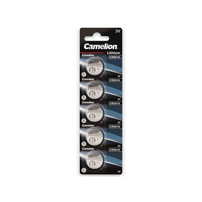 Camelion CR2016 CR2016 Knoopcel Lithium 3 V 75 mAh 5 stuk(s)