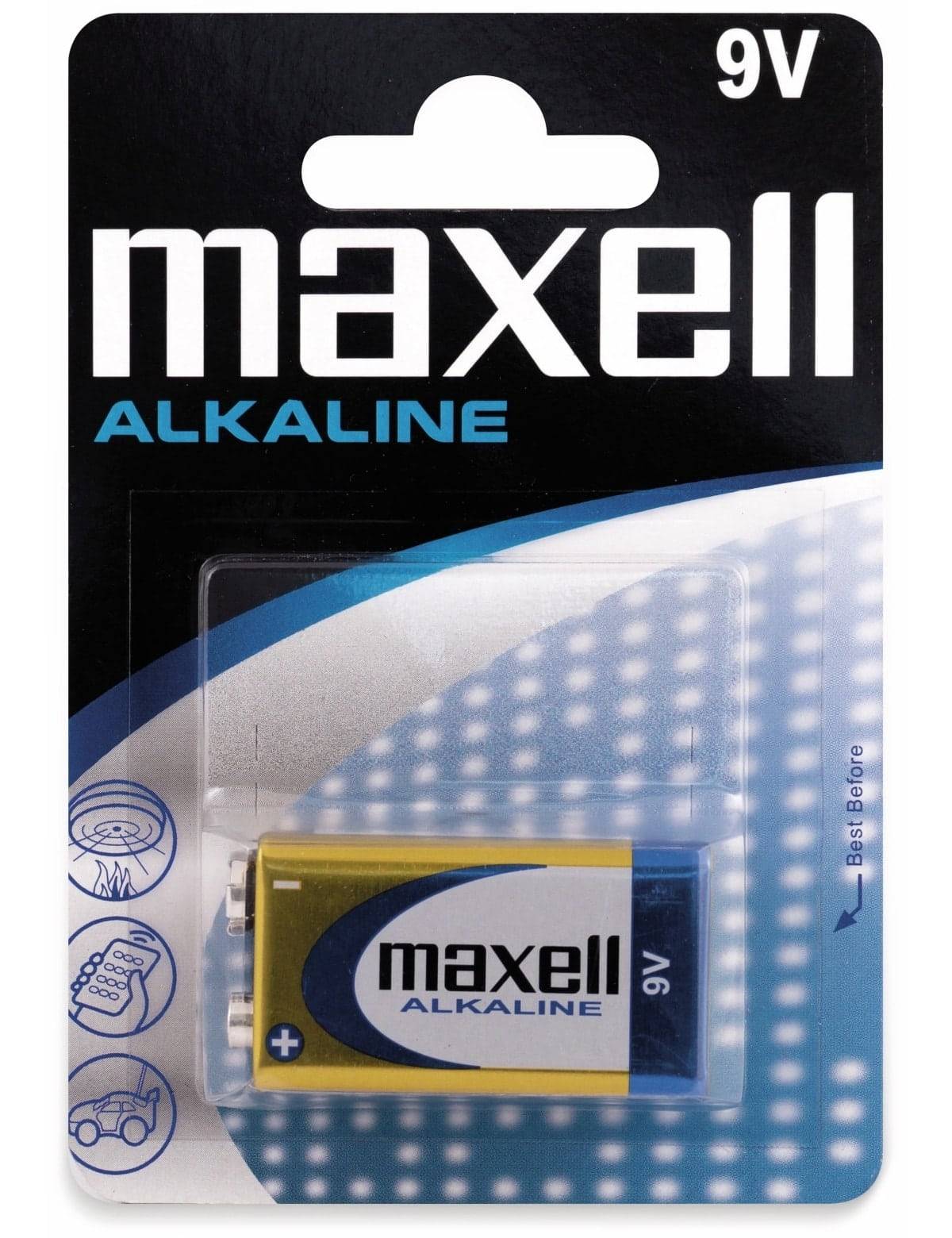 Symboolafbeelding voor Maxell LR22 (blister) 9V batterij (blok) Alkaline 9 V 1 stuk(s)