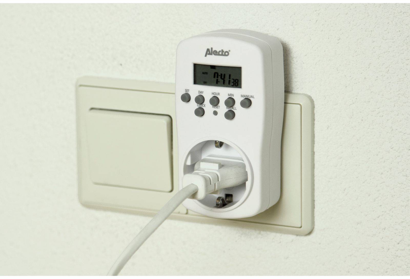 Alecto DTS-814 Stopcontact-schakelklok Digitaal Weekprogramma 1800 W Toevalsfunctie-4