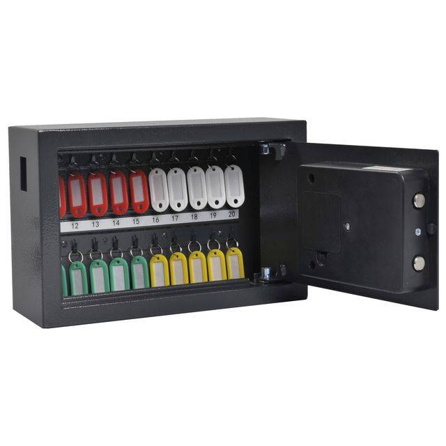 Sleutelkast Pavo high security 20 haken 200x310x100mm-0