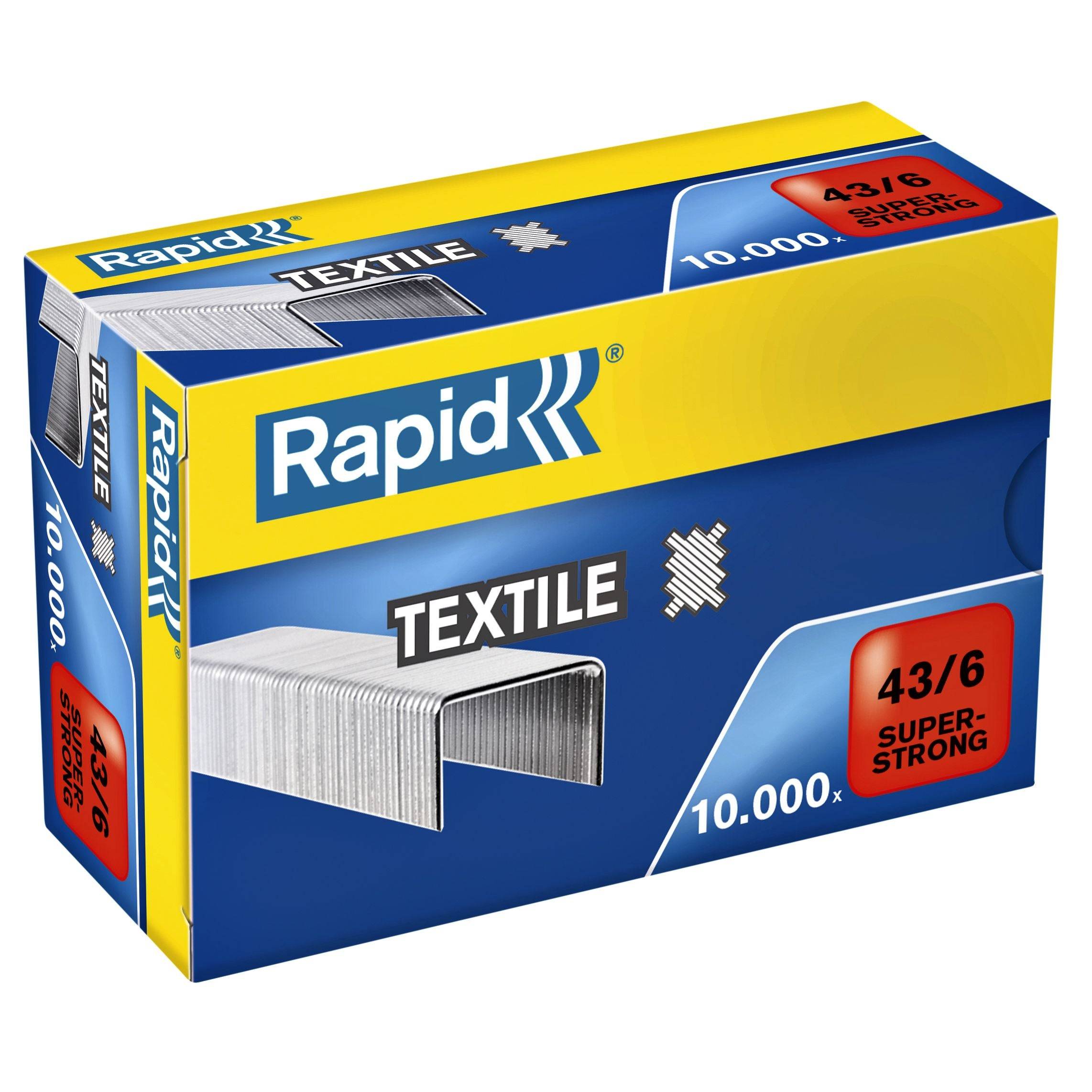 Nieten Rapid 43/6 textiel gegalvaniseerd strong 10000 stuks-2