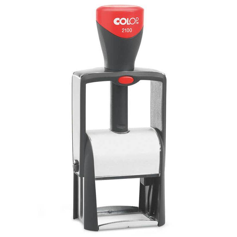 Tekststempel Colop Heavy Duty 2100 Classic Line personaliseerbaar rood-0