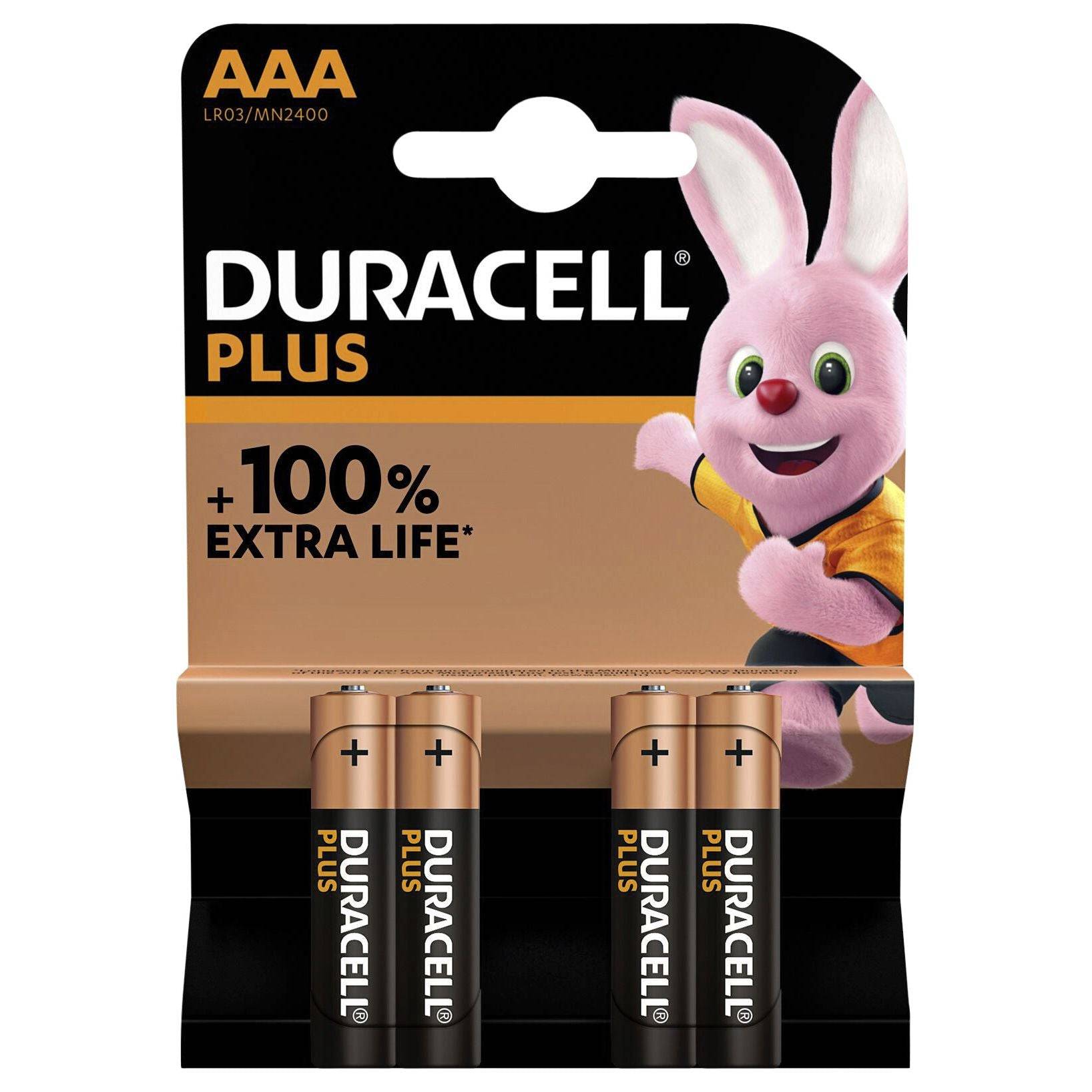 Duracell Plus alkaline AAA MN2400 blister 4-2
