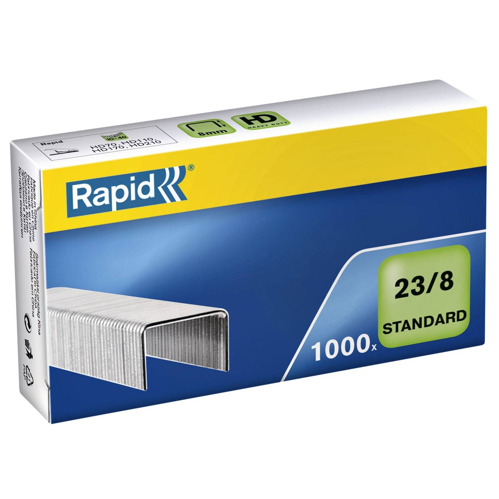 Nieten Rapid 23/8 gegalvaniseerd standaard 1000 stuks-1