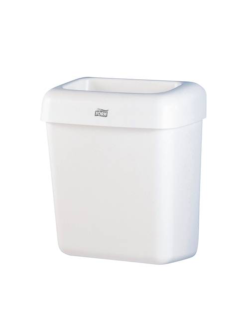 Tork 7310792261002 Tork - Afvalbak b2 open inworp 20 liter wit-0