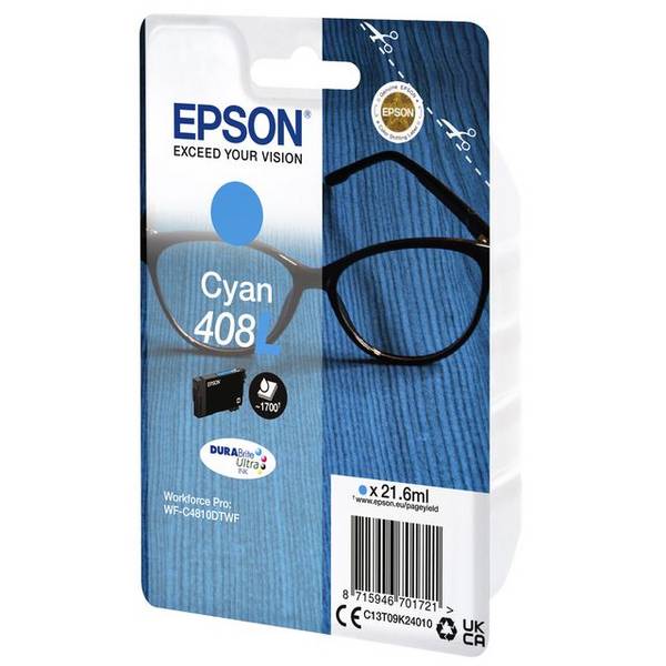 Inktcartridge Epson T09K240 408L blauw | 8 stuks