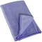 Blauw, gevouwen handdoek.