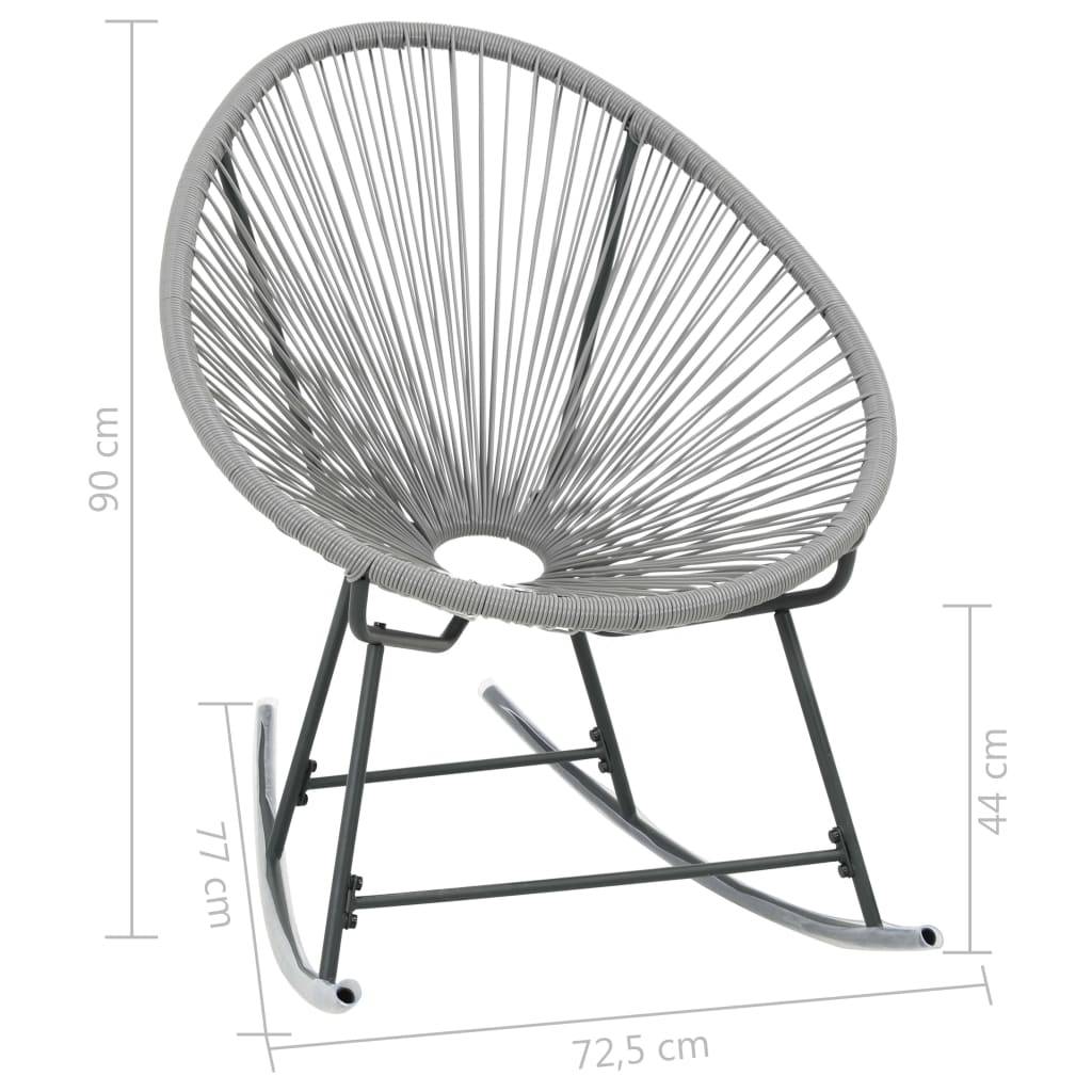 vidaXL-Tuinmaanstoel-schommelend-poly-rattan-grijs-3