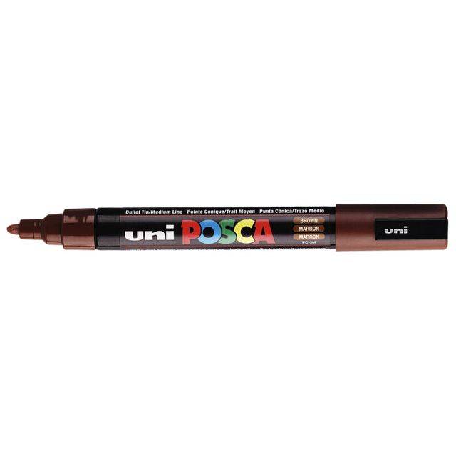 Verfstift Posca PC5M M bruin-0