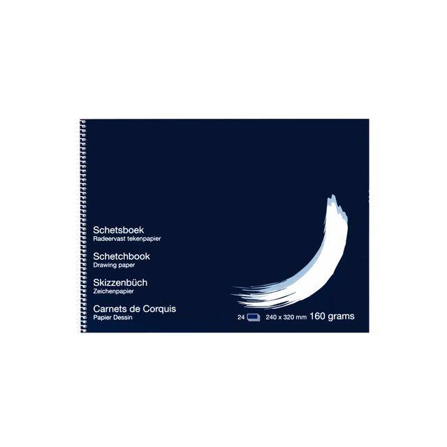 Schetsboek papyrus 24x32cm 160gr 24v | 1 stuk-0