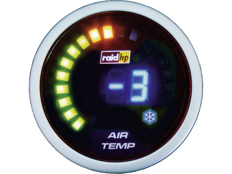raid hp Buitentemperatuur-weergave NightFlight Digital 52 mm 12 V