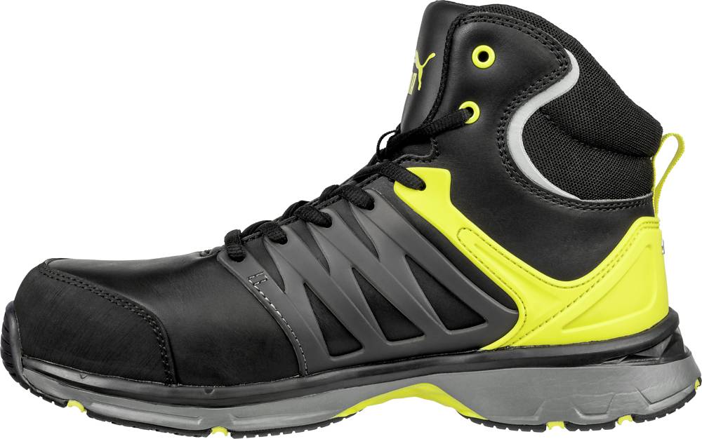 Puma VELOCITY 2.0 YELLOW MID S3 ESD SRC black/yellow 44-0