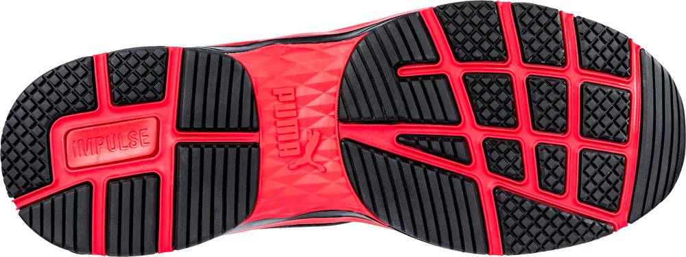 Puma FUSE MOTION 2.0 RED LOW S1P ESD SRC black/red 42-3