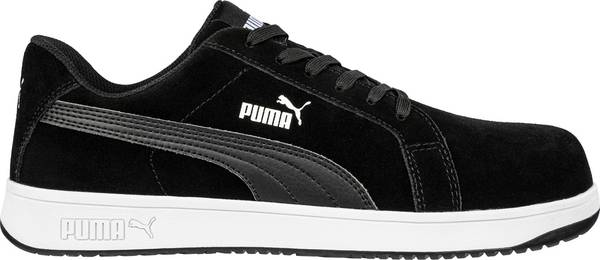 Puma ICONIC SUEDE BLACK LOW S1PL ESD FO SR black 42