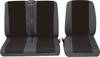Petex 30071912 Profi 1 Autostoelhoes 2-delig Polyester Rood, Antraciet Bestuurder, Dubbele stoel