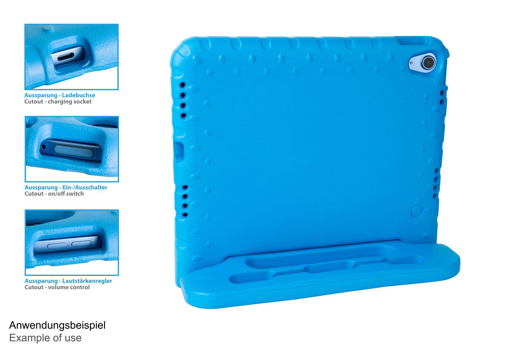 Good Connections iPad 10.9" (10e generatie) tablethoes, blauw-1