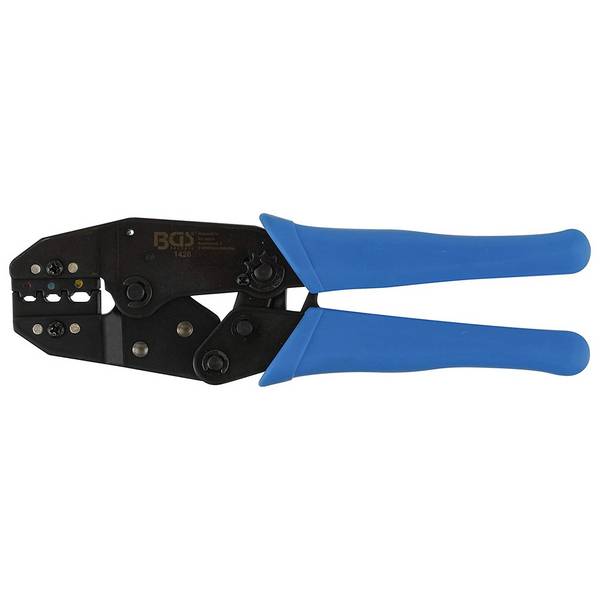 BGS Kabelschoentang met ratelfunctie voor geïsoleerde kabelconnector 0,5 - 6 mm²