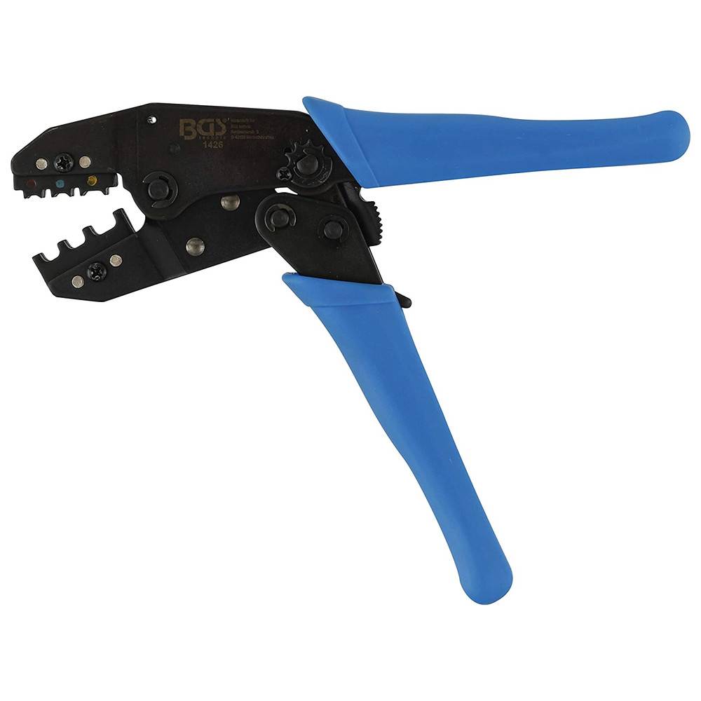 BGS Kabelschoentang met ratelfunctie voor geïsoleerde kabelconnector 0,5 - 6 mm²-1