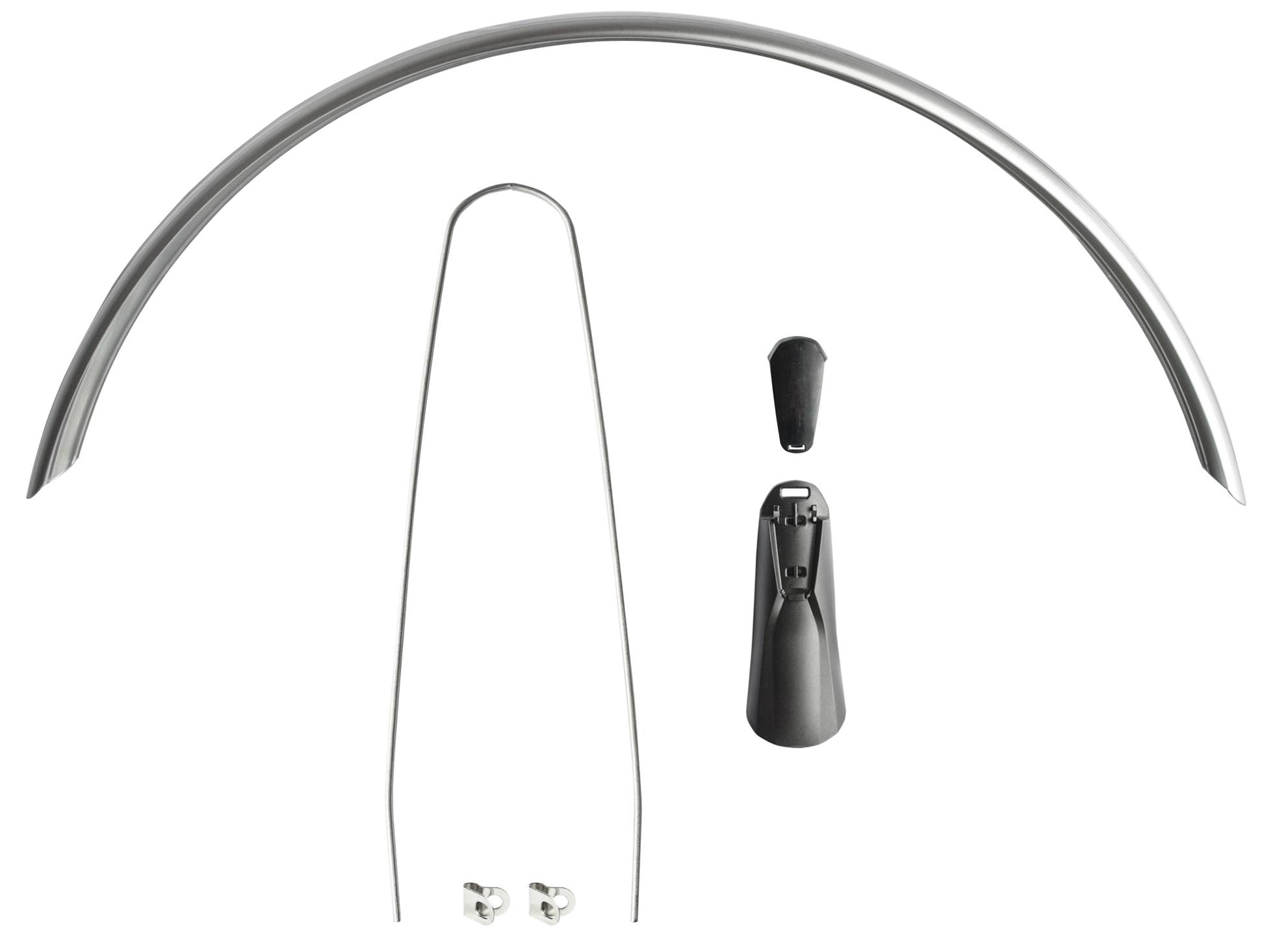 Achterspatbord Eurofender Snello 28" x 46 mm - smoke / titanium-0