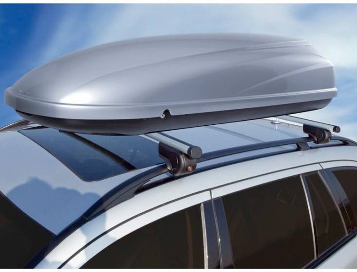 Twinny load Dakdragerset 124 cm aluminium zilver-2
