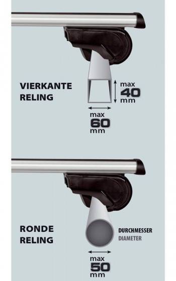 Twinny load Dakdragerset 124 cm aluminium zilver-4