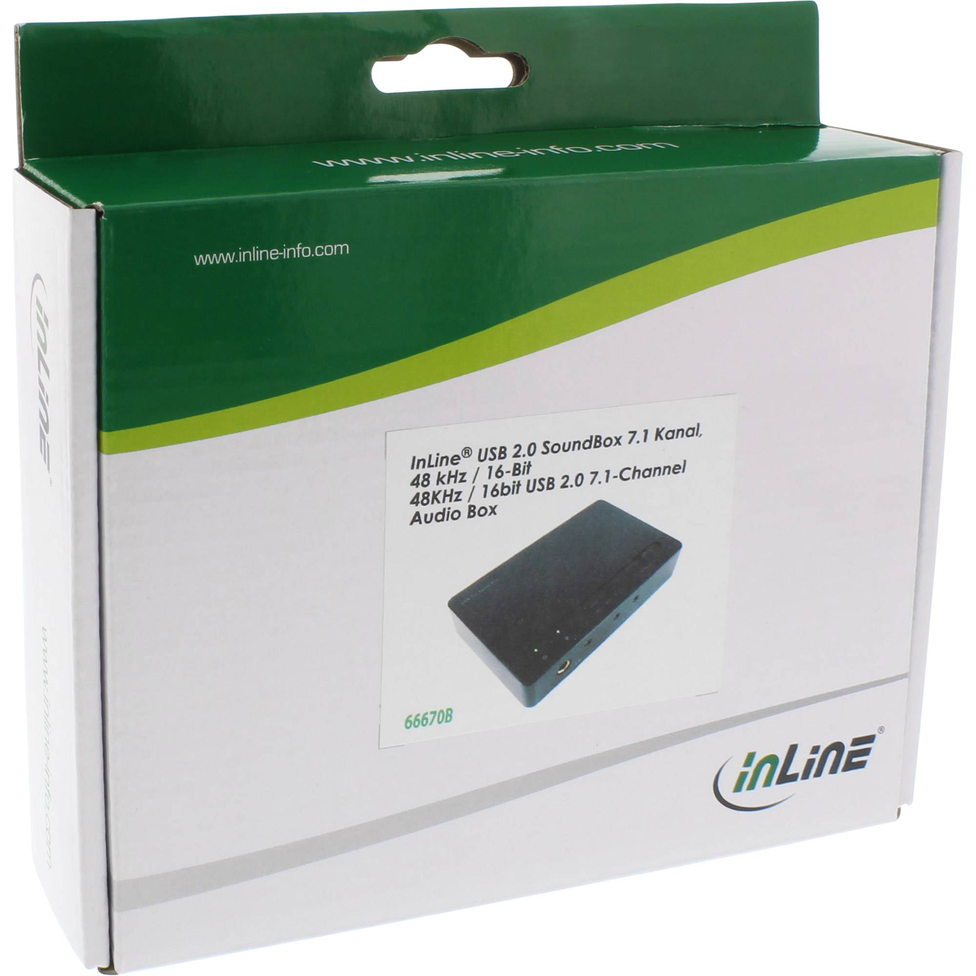 InLine® USB 2.0 SoundBox 7.1, 48KHz / 16-bit, met Toslink Digital IN / OUT-2