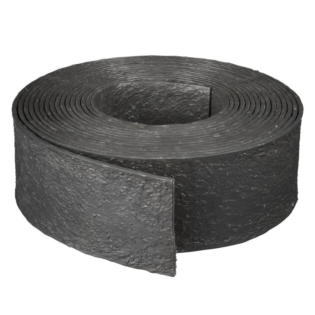 Nature Tuinrand 0,12 x 12 m 5 mm Zwart 446388-0