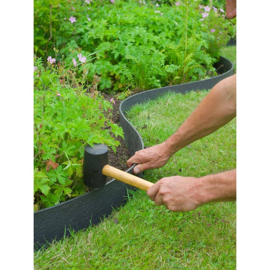 Nature Tuinrand 0,12 x 12 m 5 mm Zwart 446388-2