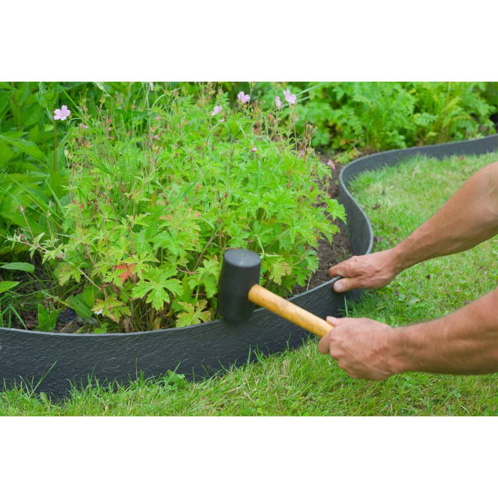 Nature Tuinrand 0,12 x 12 m 5 mm Zwart 446388-4