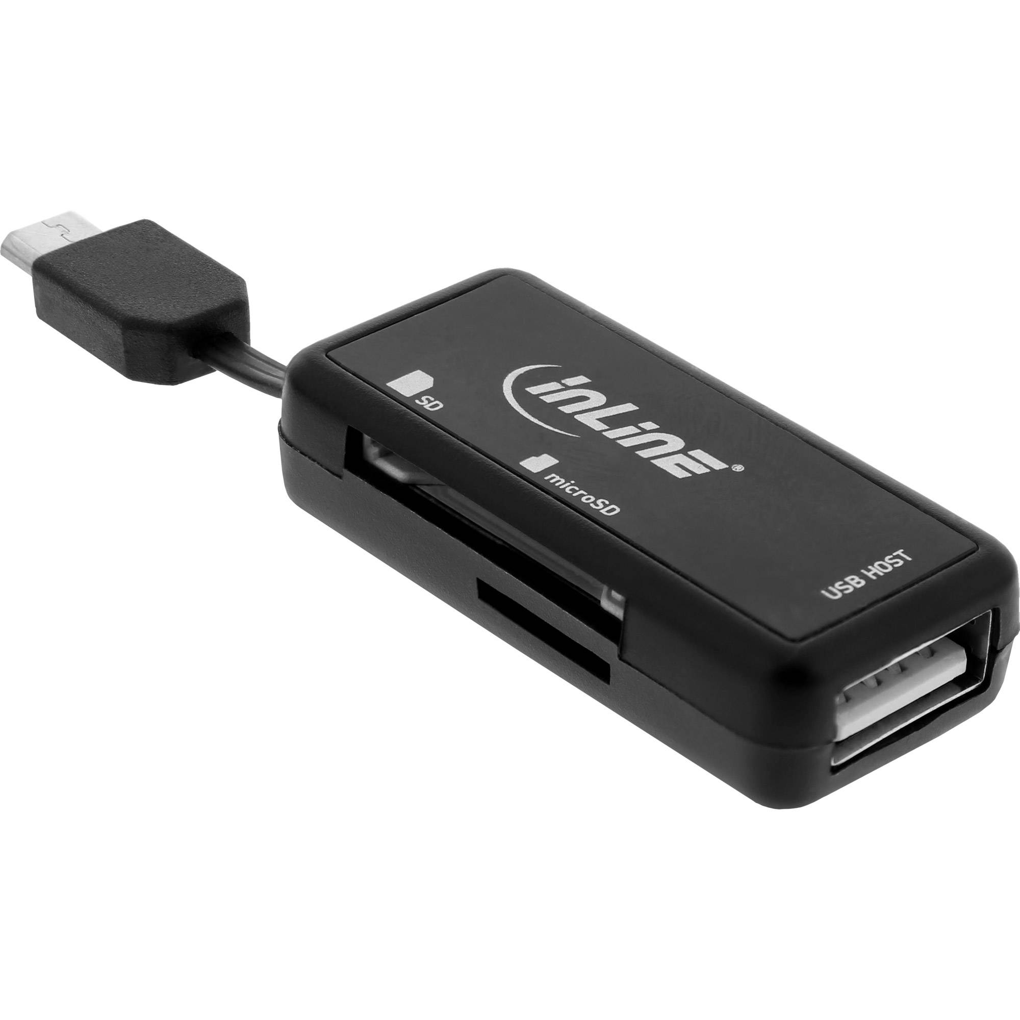 InLine Micro USB OTG adapter met kaartlezer-0