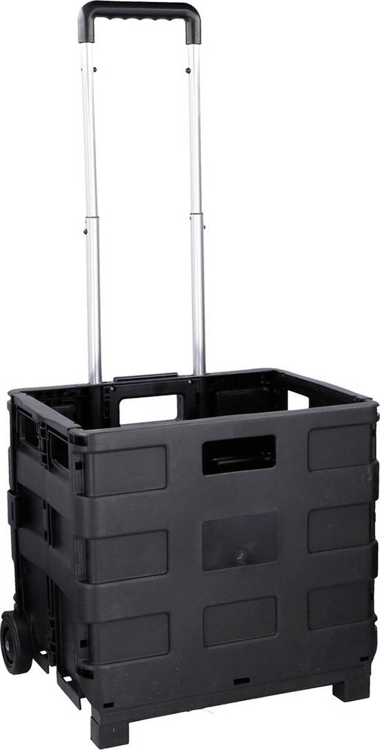 Kinzo Opvouwbare Trolley Zwart
