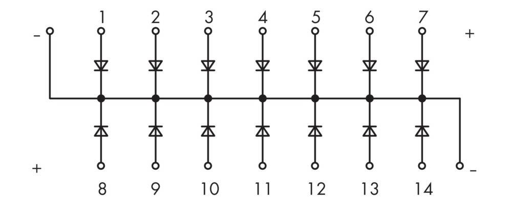 Componentenmodule met diode met 14 stuks Diode 1N4007-2