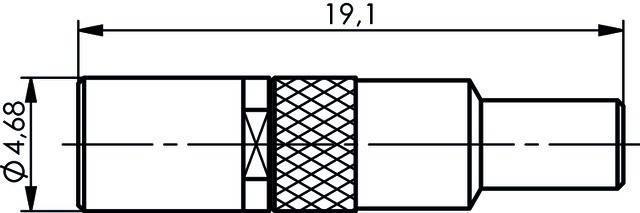 5 Stk. Telegärtner SSMB-Kabelbuchse cr AU 100024-2