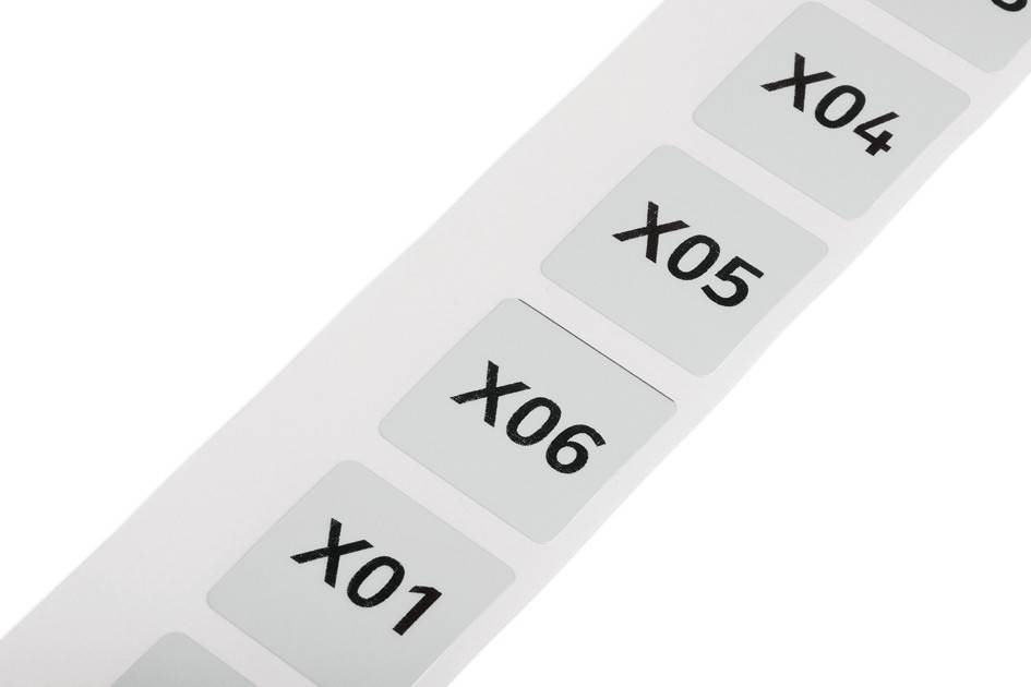 Schakelaarschildjes 28 x 28 mm zilverkleurig-1
