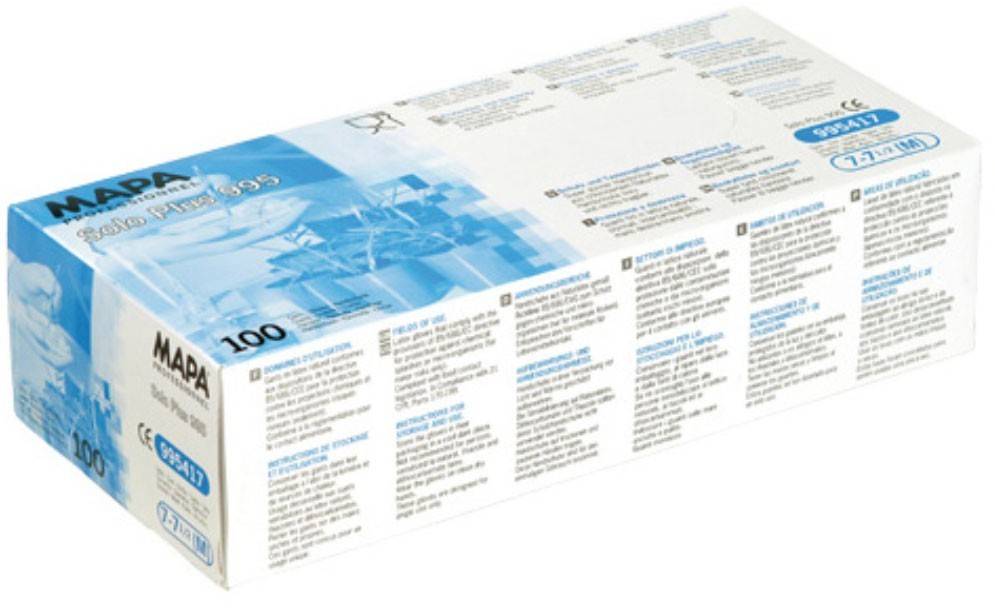 10 Stk. MAPA GmbH Einmalhandschuh Solo Plus 995 9-1