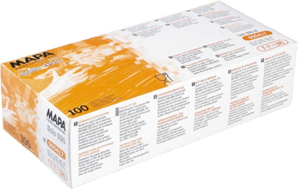 10 Stk. MAPA GmbH Einmalhandschuh Solo 990 8-1