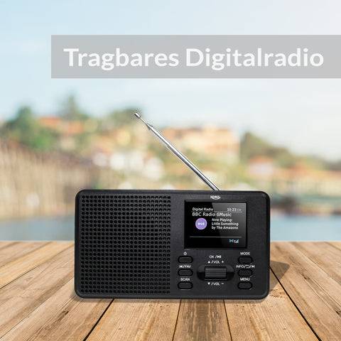 Xoro DAB 142, DAB+, FM, alarmfunctie, 2,4" TFT, Bluetooth-1