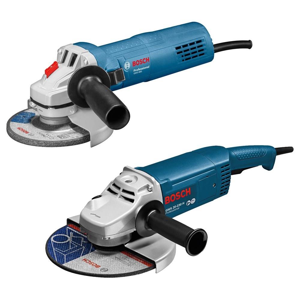 Bosch Combipack GWS 20-230 P + GWS 880 Haakse slijpmachine - 06018C1108-0