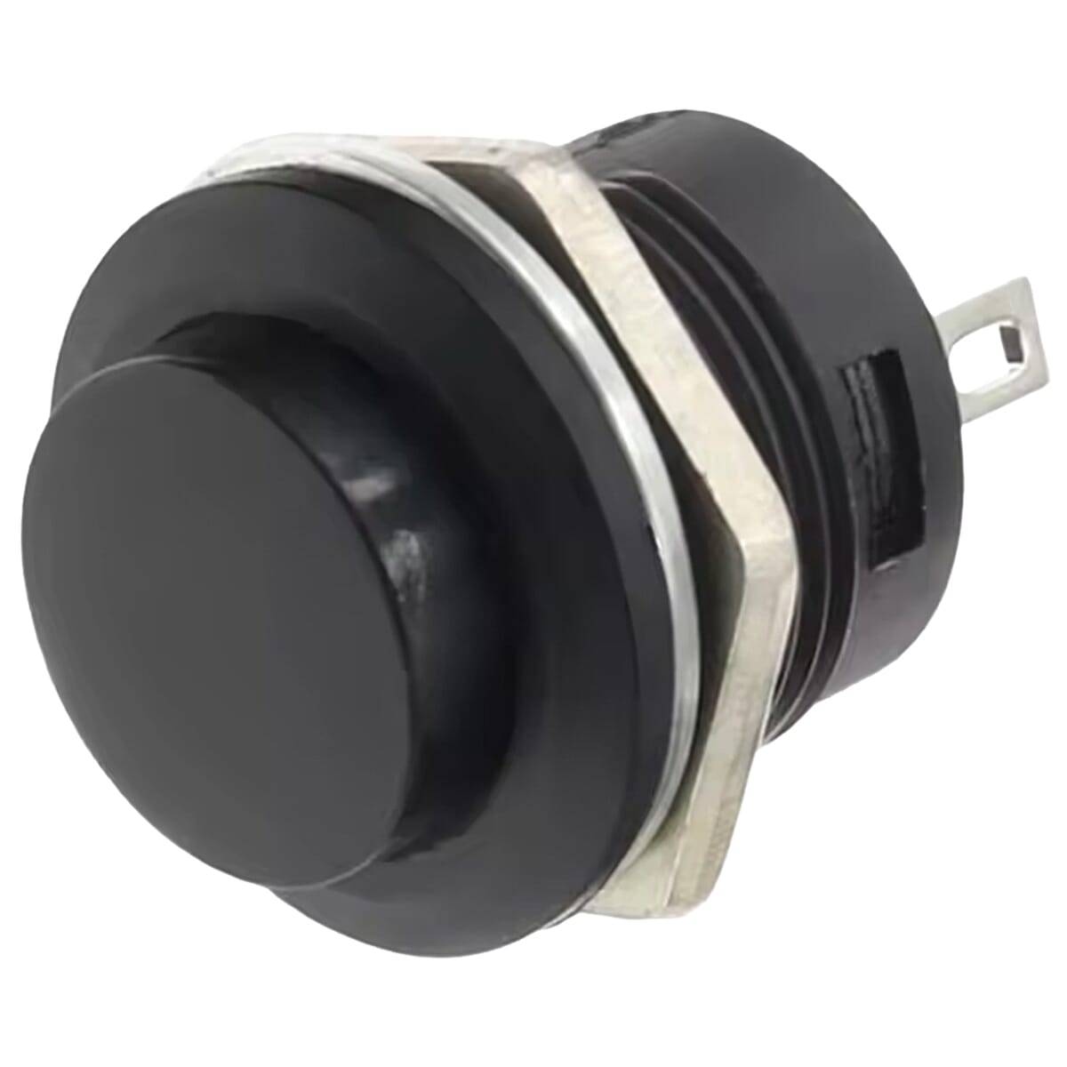 ProRide Drukknop Pulsschakelaar R13-507 - 16mm Inbouw - 250V/3A - Normally Open - Zwart-0