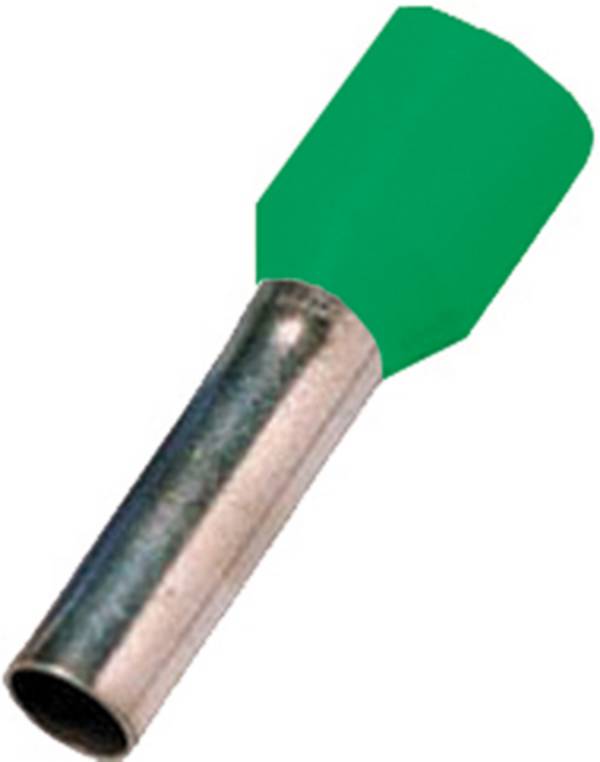 Intercable adereindhuls 6mm² lengte 18mm Deels geïsoleerd groen zak 100 st