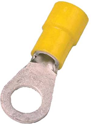 Intercable Ringkabelschoen Deels geïsoleerd 4-6mm² Gatmaat M6 Geel Zak 100st.-0