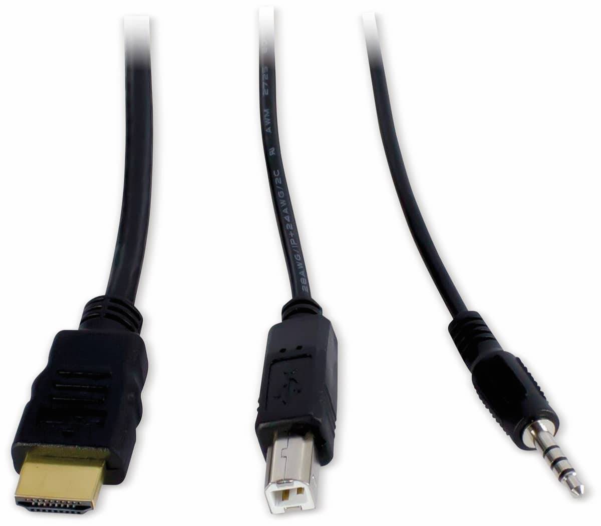 Symboolafbeelding voor Inter-Tech KVM-switch AS-41HA HDMI, 4 poort, metaal