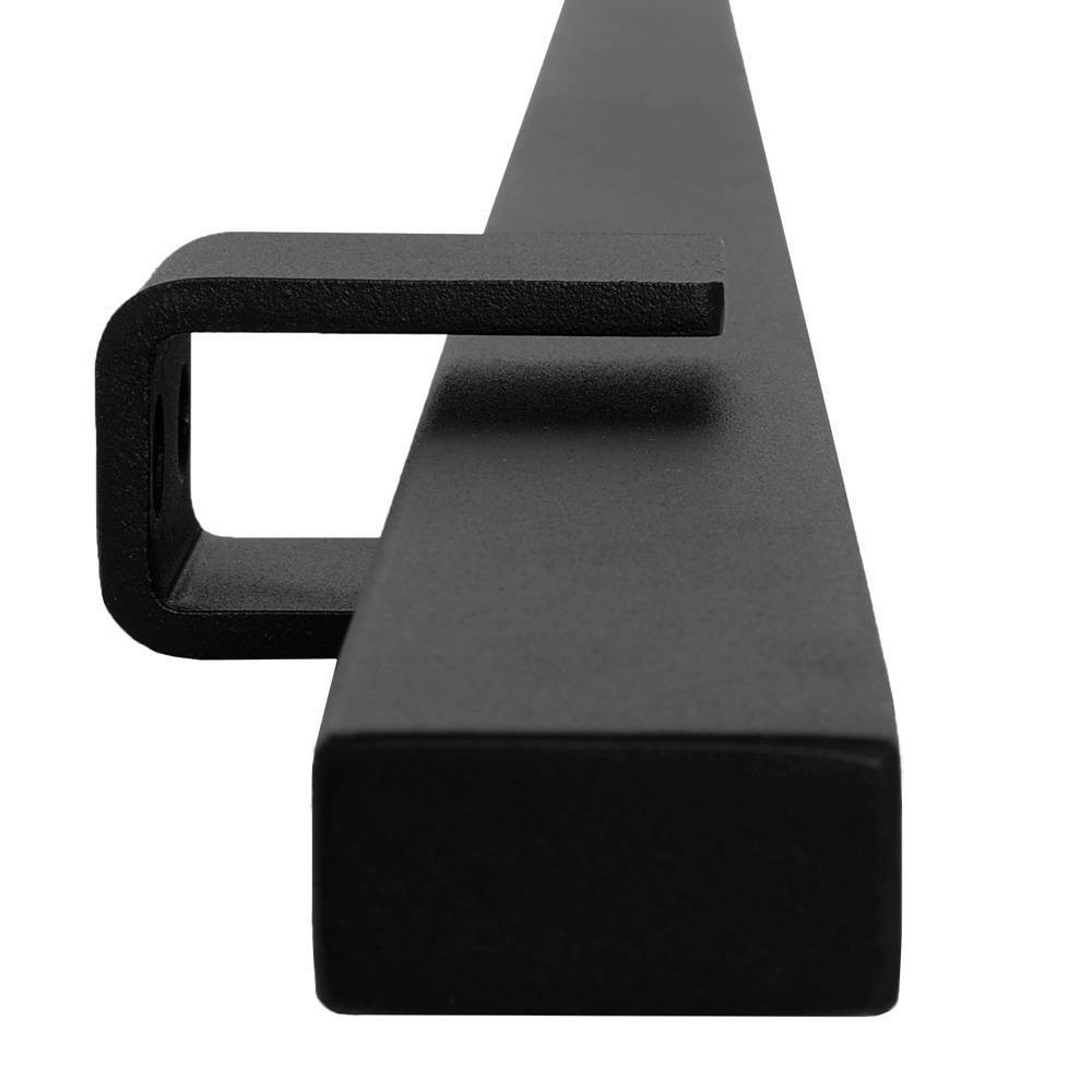 Design trapleuning zwart rechthoekig - 270 cm + 3 houders-3