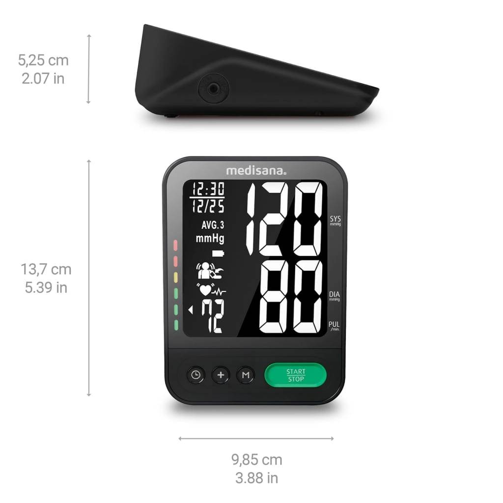 Bovenarmbloeddrukmeter Medisana BU 582 (zwart)-4
