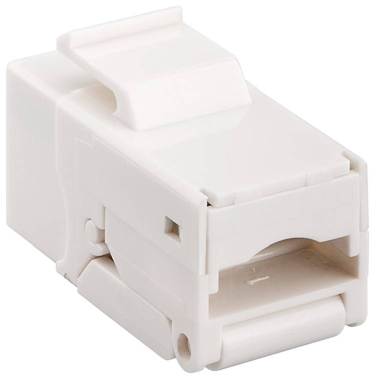 Goobay Keystone Module RJ45 CAT 6, UTP - 16,2 mm breed, klemmenstrook voor LSA-montage (zonder gereedschap), SNAP-IN-1