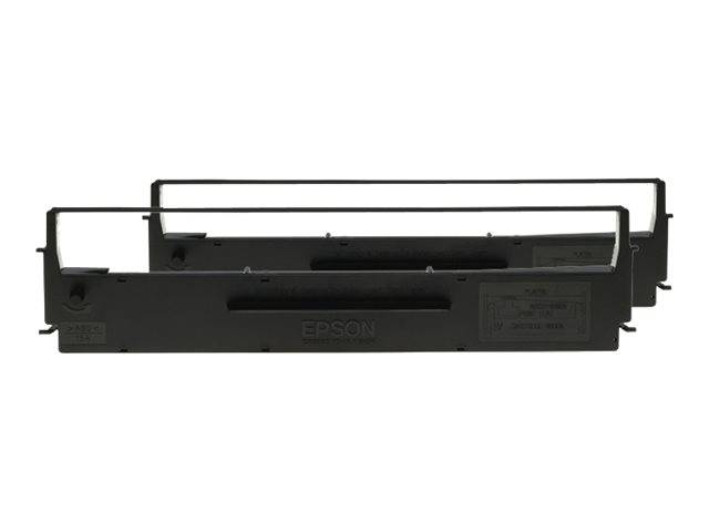 Epson Dual Pack - Zwart - Lint - voor LX 300+ (C13S015647)-1