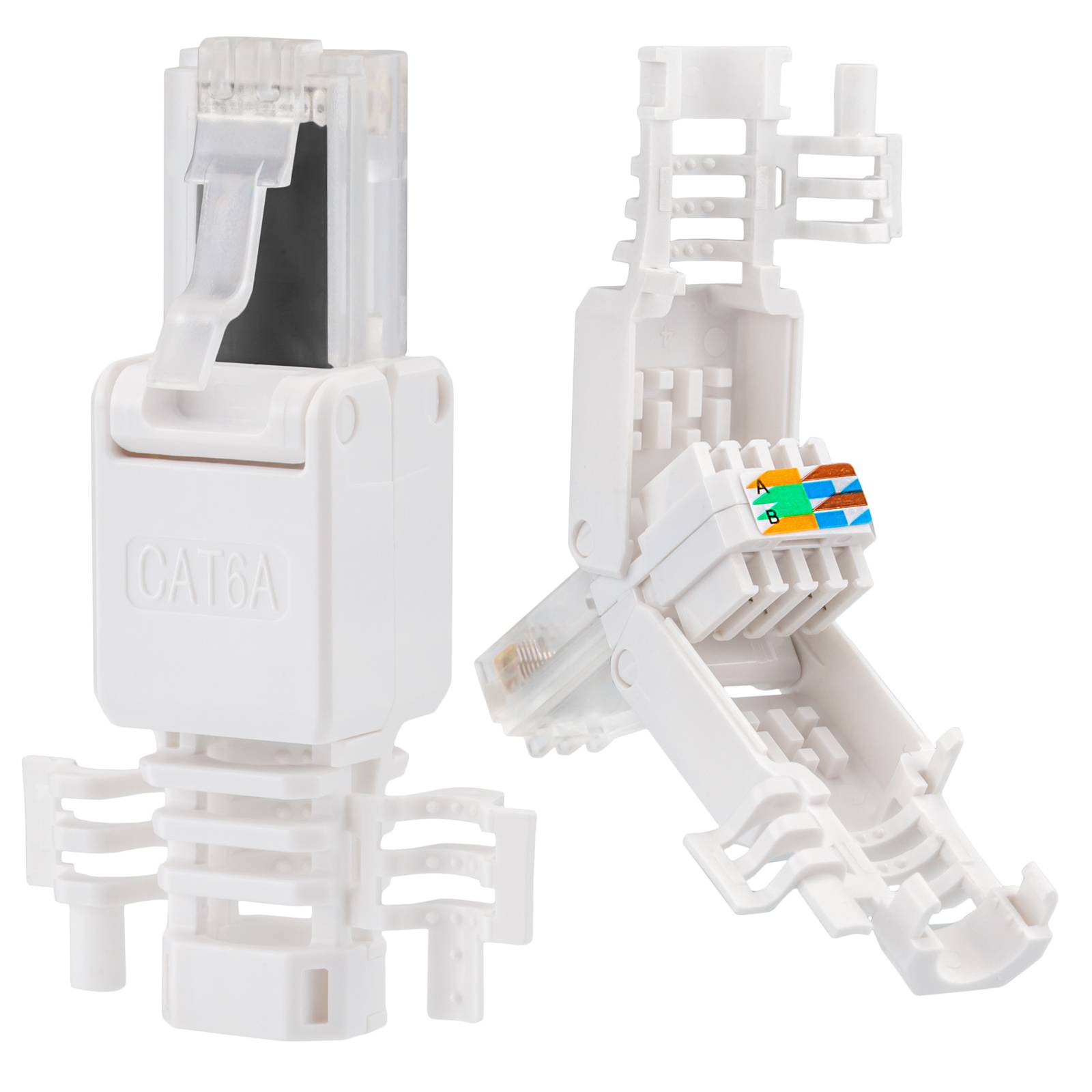 LogiLink Professional Netzwerk Modularstecker RJ45 UTP Cat.6a - Kabel - Netwerk-0