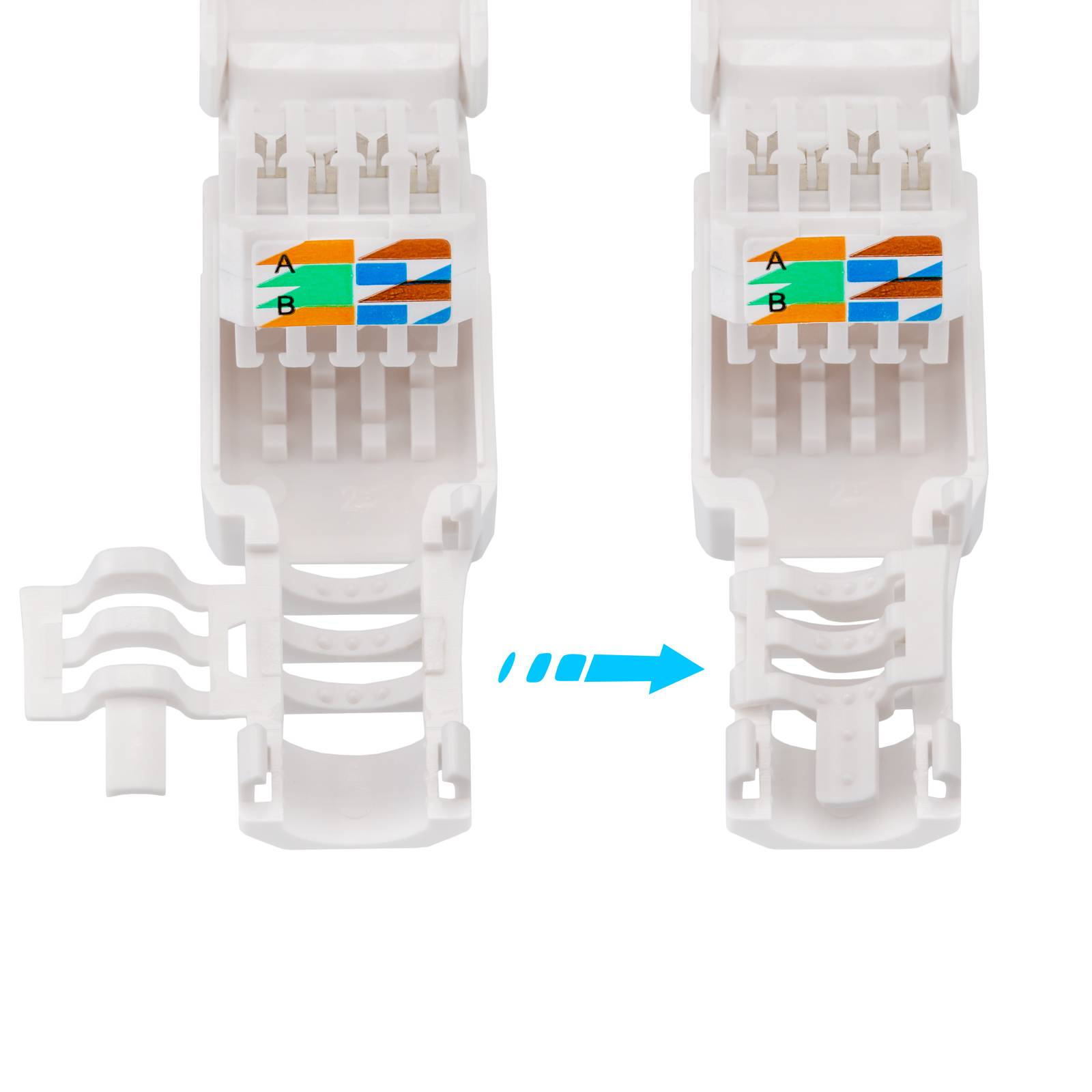 LogiLink Professional Netzwerk Modularstecker RJ45 UTP Cat.6a - Kabel - Netwerk-1