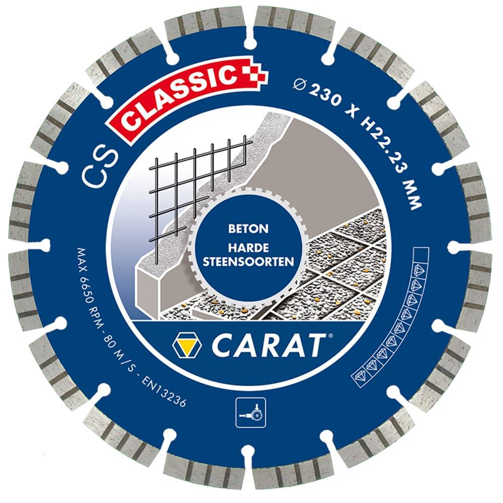 Carat Diamantzaag Beton Ø230X22,23mm - Type CS Classic - CSC2303000-0